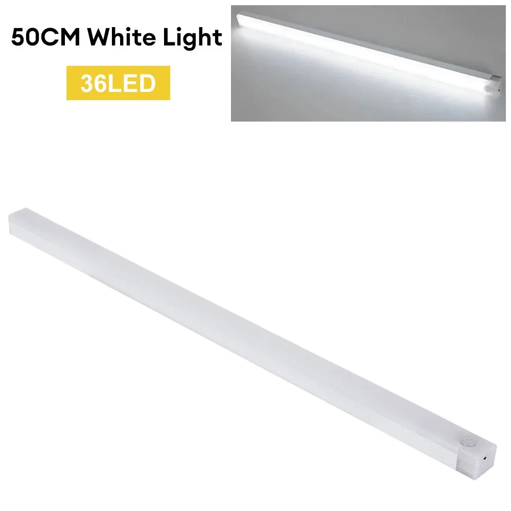 Motion Sensor LED Night Light – Rechargeable Wireless Cabinet Lamp
