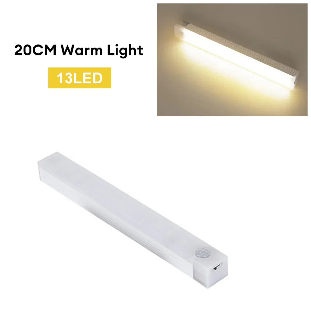 Motion Sensor LED Night Light – Rechargeable Wireless Cabinet Lamp