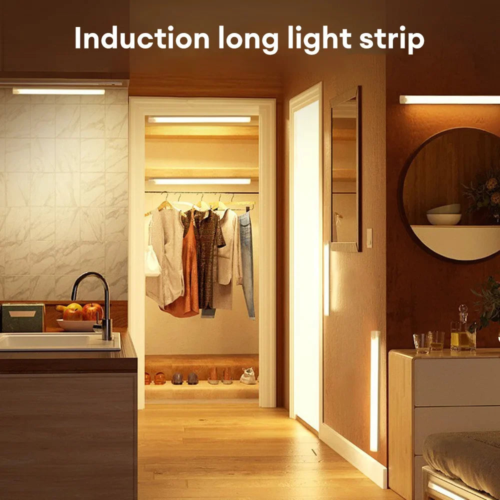 Motion Sensor LED Night Light – Rechargeable Wireless Cabinet Lamp