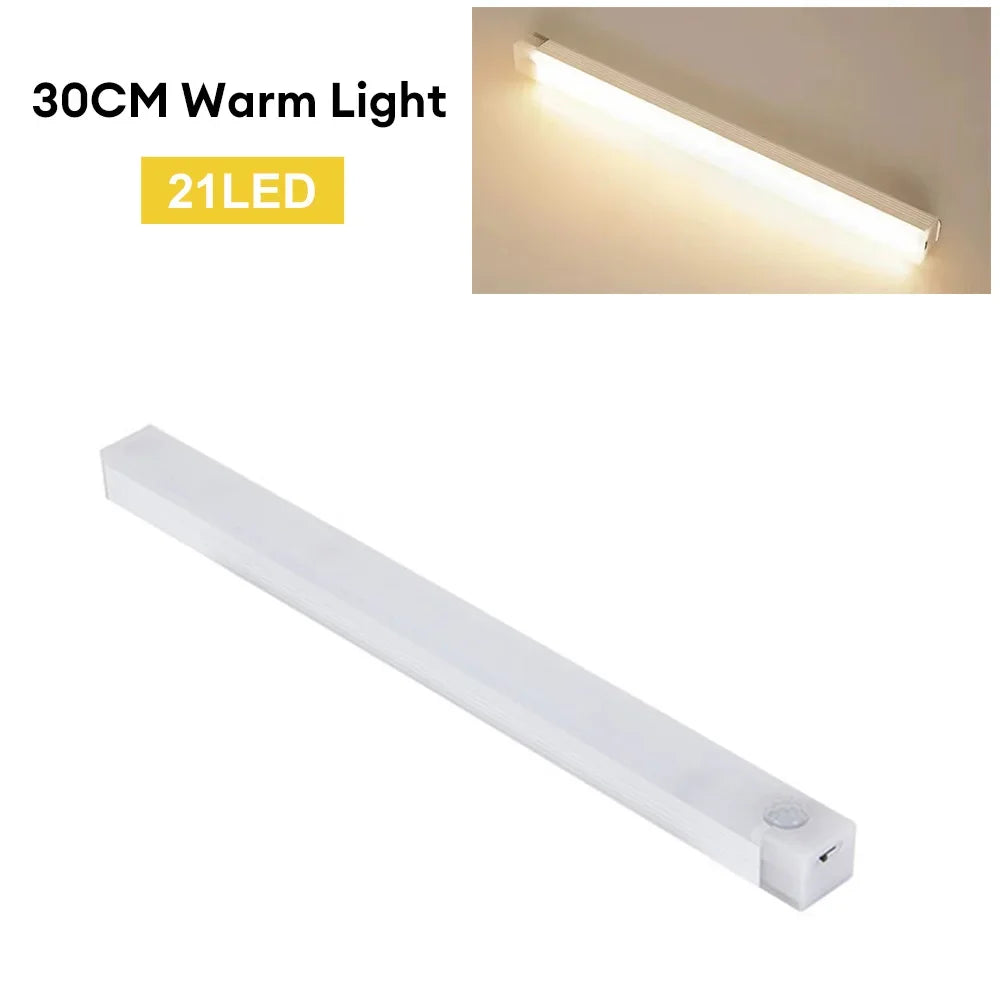 Motion Sensor LED Night Light – Rechargeable Wireless Cabinet Lamp