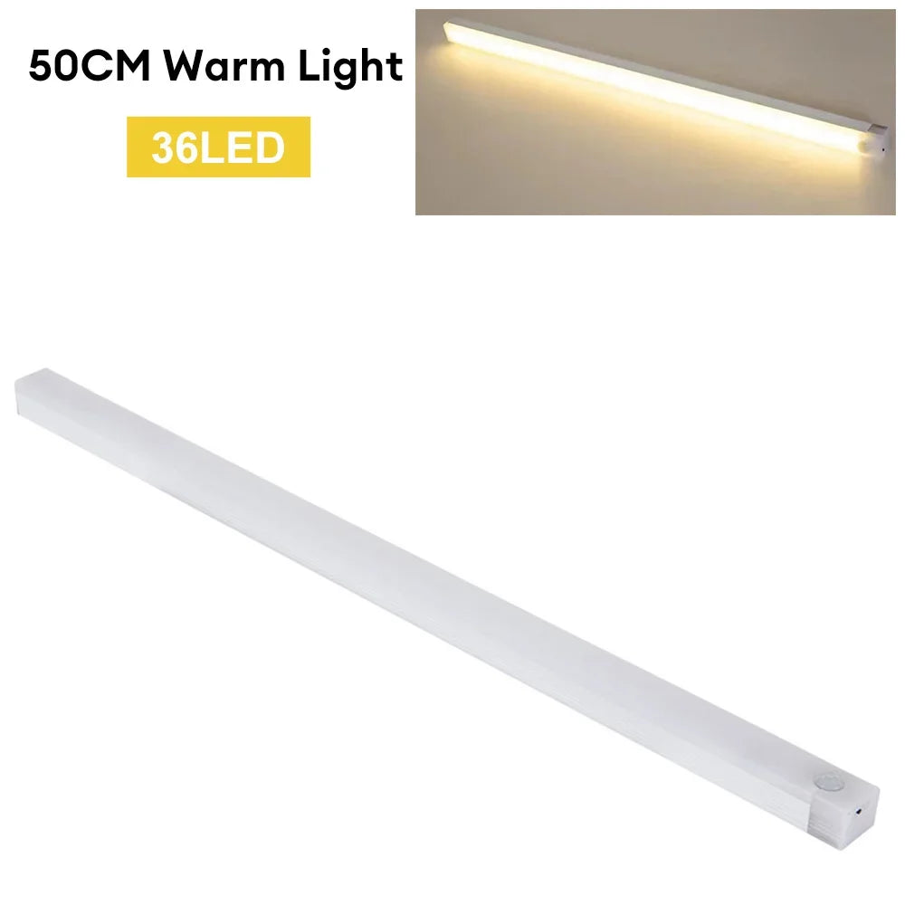 Motion Sensor LED Night Light – Rechargeable Wireless Cabinet Lamp