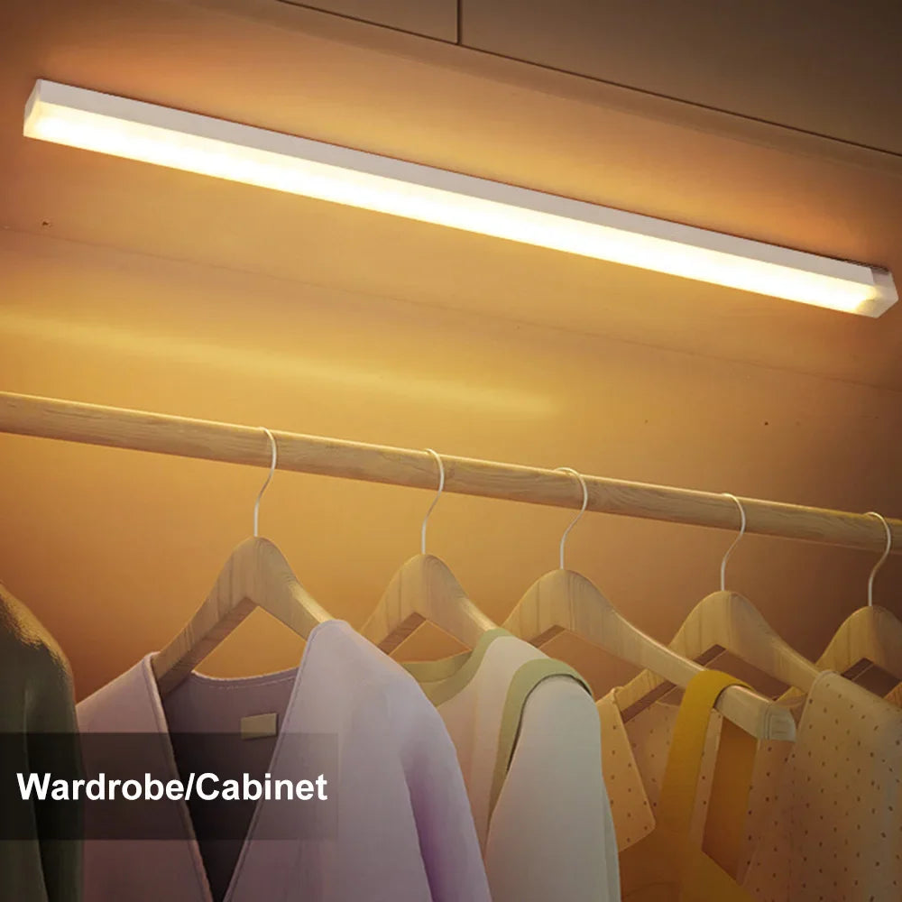 Motion Sensor LED Night Light – Rechargeable Wireless Cabinet Lamp