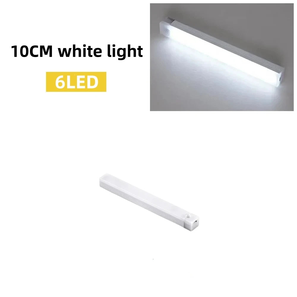Motion Sensor LED Night Light – Rechargeable Wireless Cabinet Lamp
